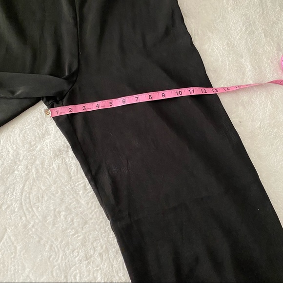 UO Silence and Noise Black Wide Cropped Leg Jumpsuit - Picture 7 of 12